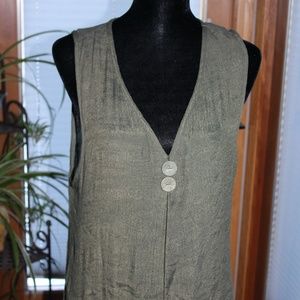 Pretty Angel Linen Top Size Small